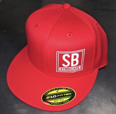 Flexfit 210 SBS Syndicate SB Logo Red Hat