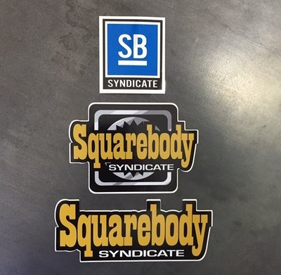 3 SBS SYNDICATE DECAL PACK-FREE SHIPPING!