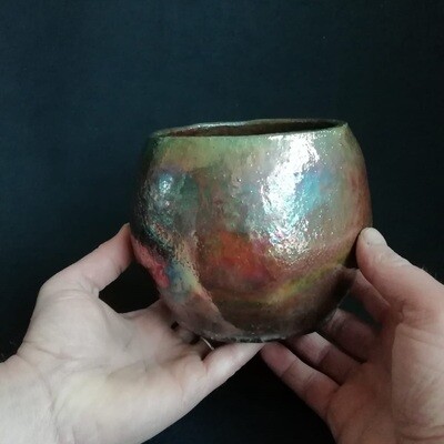 Vaso in ceramica Raku Vaso per fiori / vaso in ceramica raku / succulent plant / cache pot / senza foro di drenaggio Vaso in ceramica Raku Vaso per fiori / vaso in ceramica raku / succulent plant / cache pot / senza foro di drenaggio