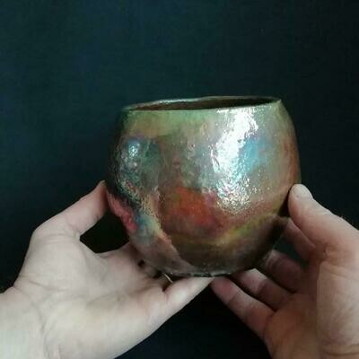 Vaso in ceramica Raku Vaso per fiori / vaso in ceramica raku / succulent plant / cache pot / senza foro di drenaggio Vaso in ceramica Raku Vaso per fiori / vaso in ceramica raku / succulent plant / cache pot / senza foro di drenaggio