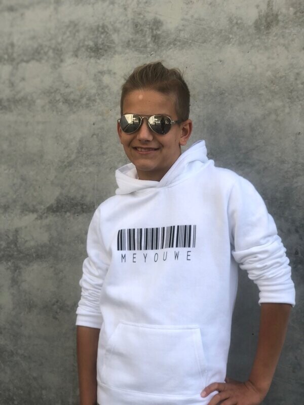 BARCODE Hoodie white Edition