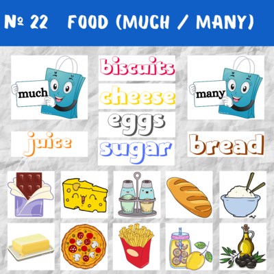 Food (much/many)