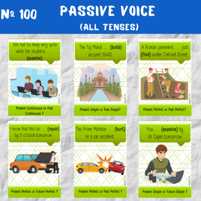 Passive voice (all tenses)