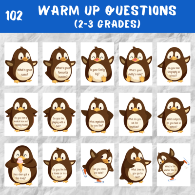 Warm up questions (2-3 grades)