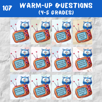 Warm-Up Questions (4-5 grades)