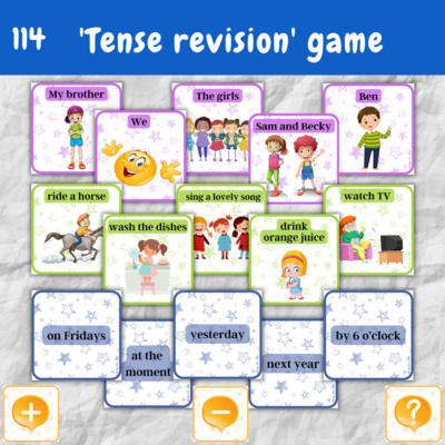 "Tense revision" game