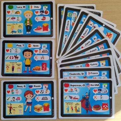 Speaking cards "All about me"