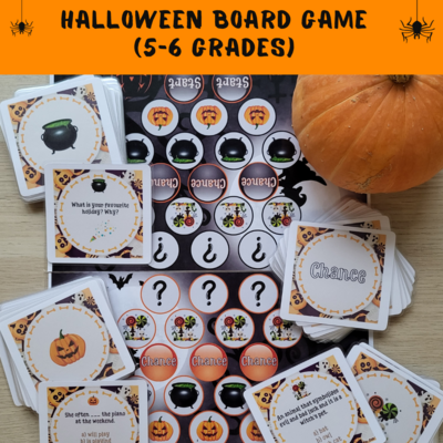 Halloween board game (5-6 grades)