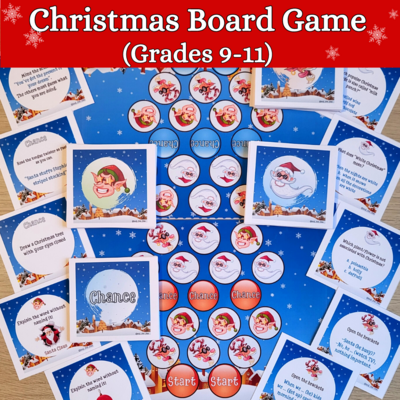 Christmas board game (9-11 grades)