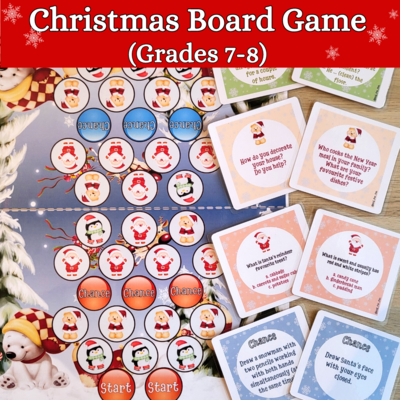 Christmas board game (7-8 grades)
