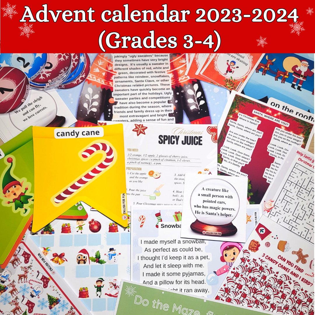 Advent calendar (Grades 3-4)