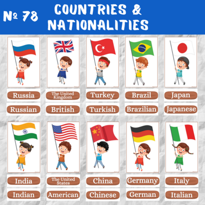 78 Countries and nationalities