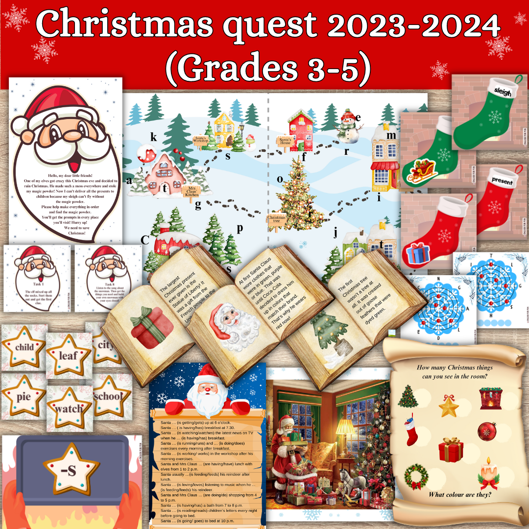 Christmas quest, Grades 35 (20232024)