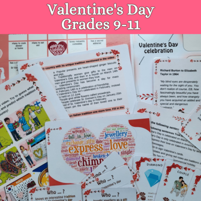 St Valentine's Day, Grades 9-11