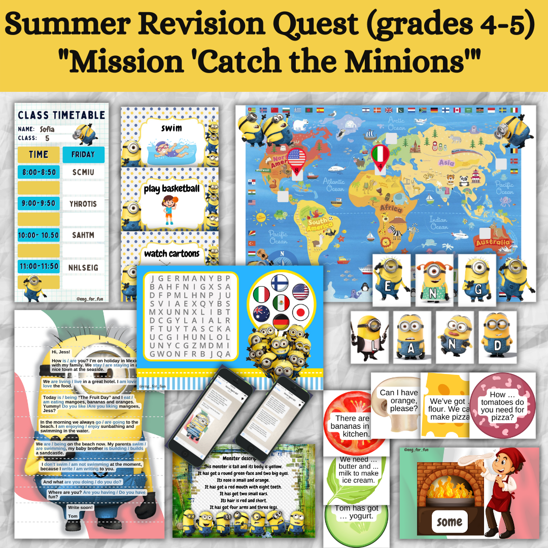 Summer Revision Quest (grades 4-5)