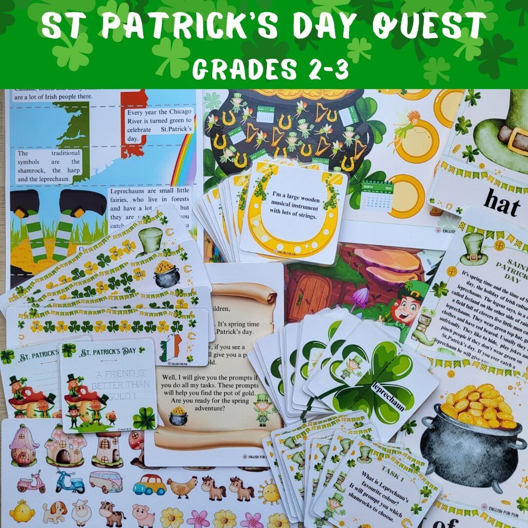 St Patrick&#39;s Day Quest, Grades 2-3