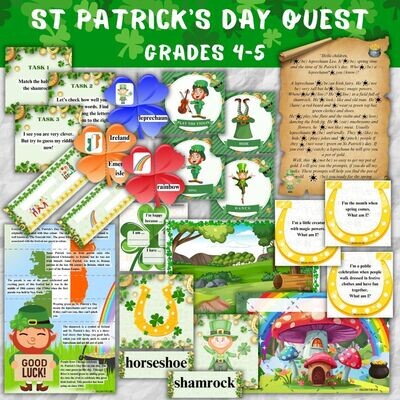 St Patrick's Day Quest, Grades 4-5