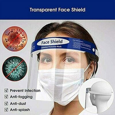 Safety Face Shield, 10 pack