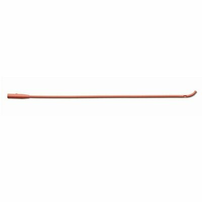 COUDE TIP RED RUBBER LATEX URETHRAL CATHETER 14 FR CS OF 12