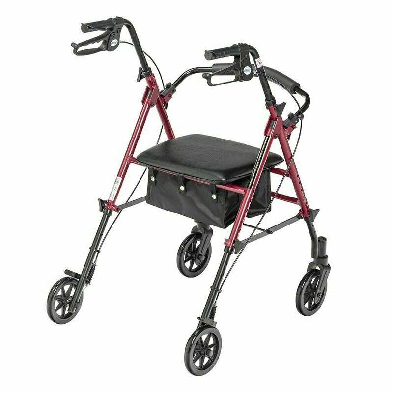 DRIVE ALUMINUM ADJUSTABLE HEIGHT ROLLATOR DRIVE ALUMINUM ADJUSTABLE HEIGHT ROLLATOR