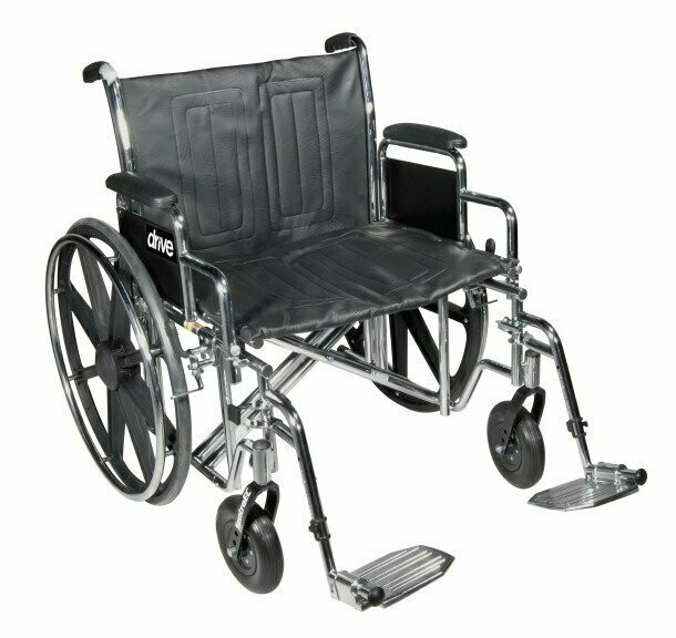 24" SENTRA EXTRA WIDE HEAVY DUTY WHEELCHAIR