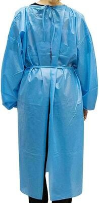 ISOLATION GOWN AAMI LVL 1, REUSABLE, 10 PACK