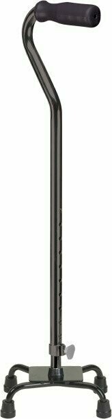 DRIVE BLACK QUAD CANE SMALL BASE