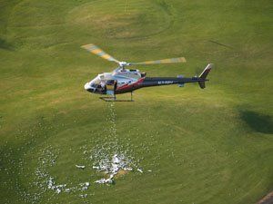 Helicopter Golf Ball Drop