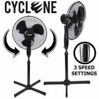 Cyclone Clip Stand Pedestal Fan 6" 16"