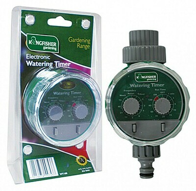 Kingfisher Garden Electronic Single Watering Timer System