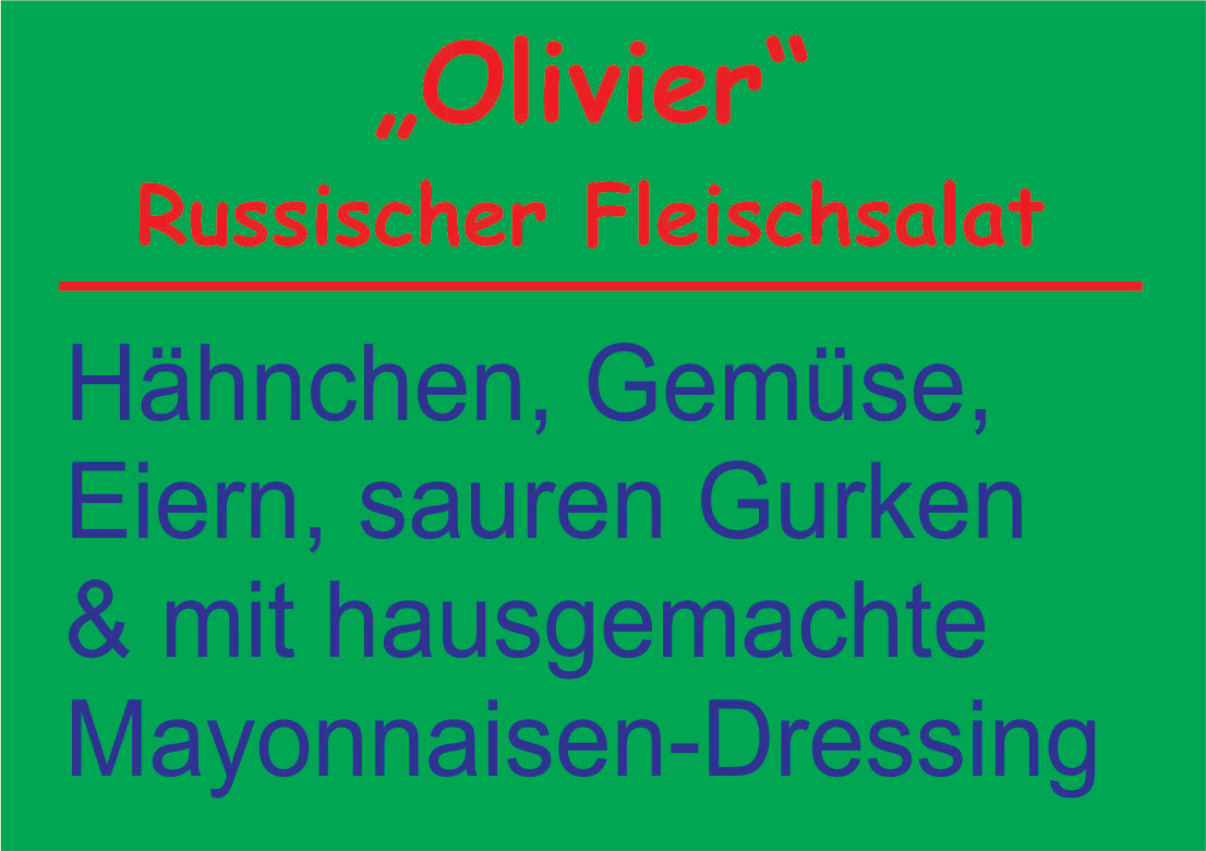 Olivier   Russischer Fleischsalat