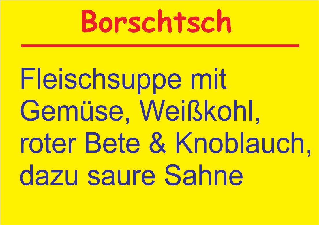 Ukrainische Borschtsch