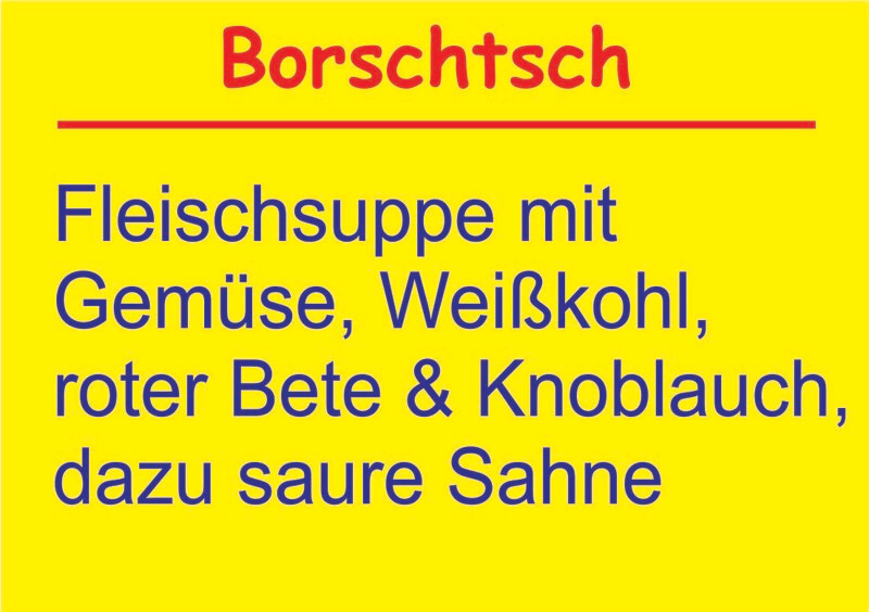 Ukrainische Borschtsch
