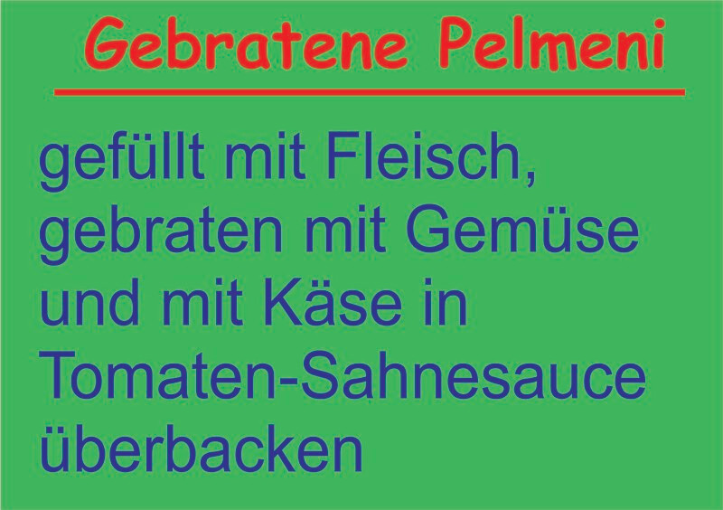 Gebratene Pelmeni