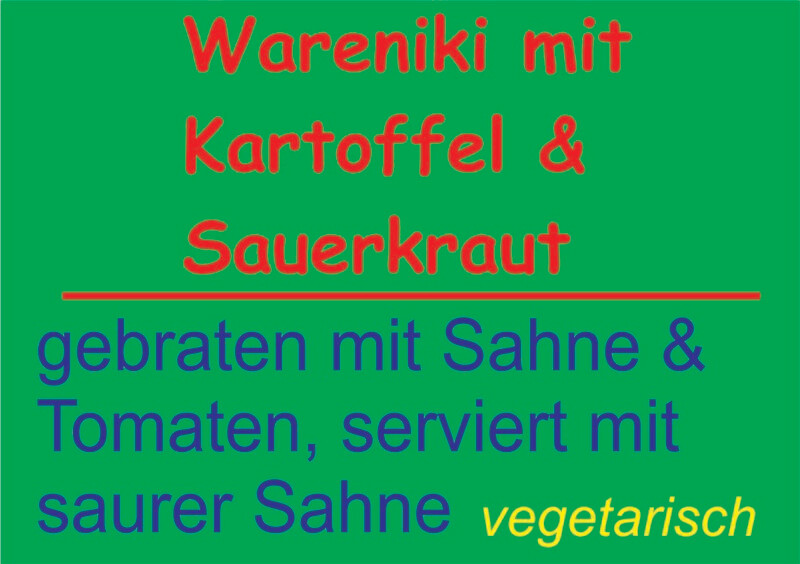 Wareniki mit Kartoffel & Sauerkraut Wareniki mit Kartoffel & Sauerkraut