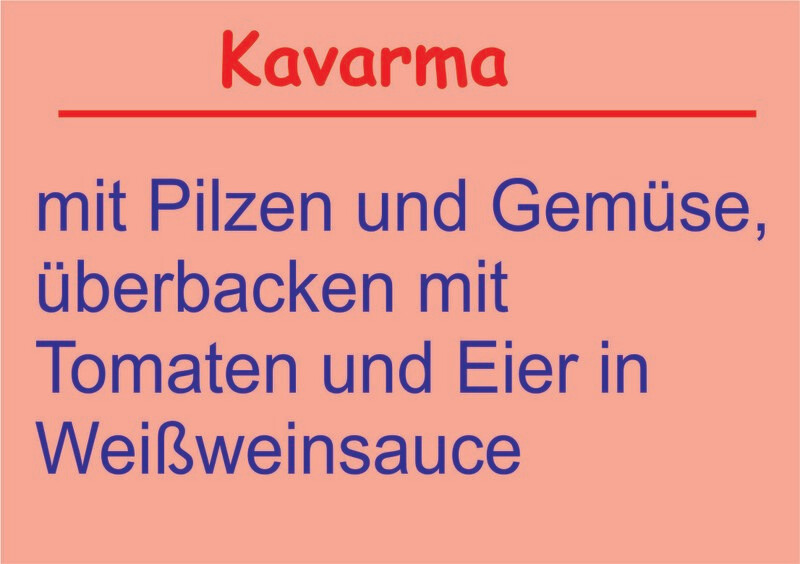 Kavarma aus Kroatien