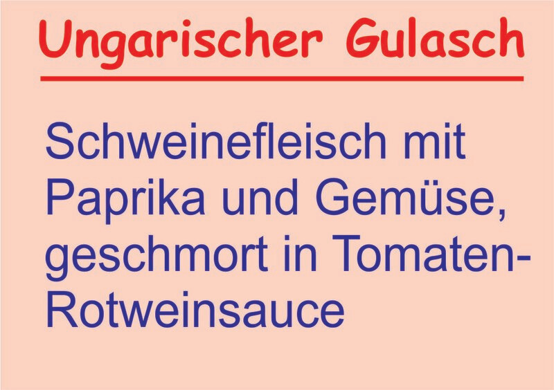 Ungarischer Gulasch