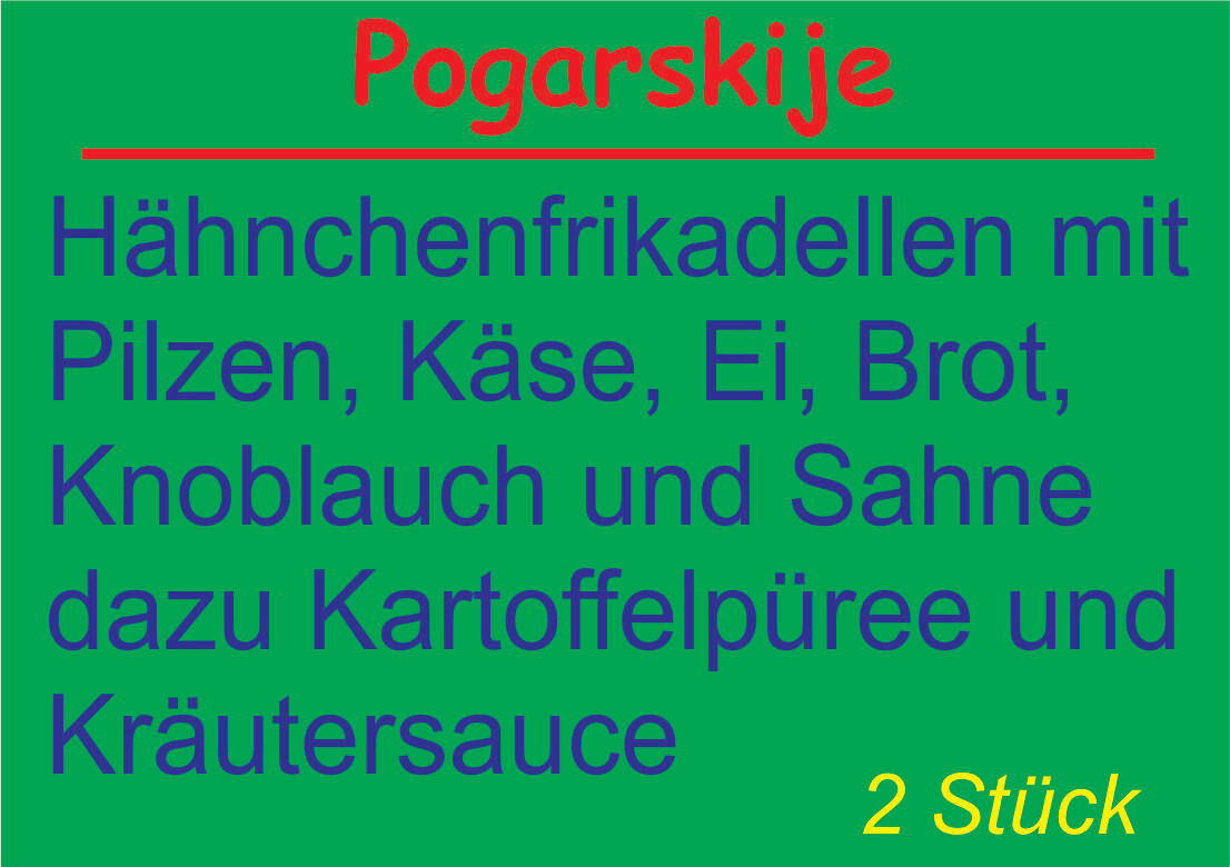 Frikadellen Pogarskije