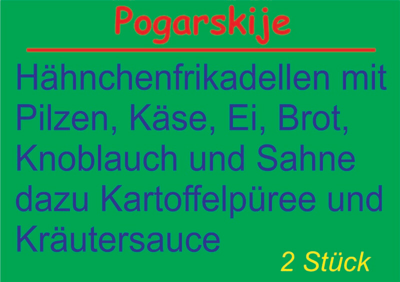 Frikadellen Pogarskije