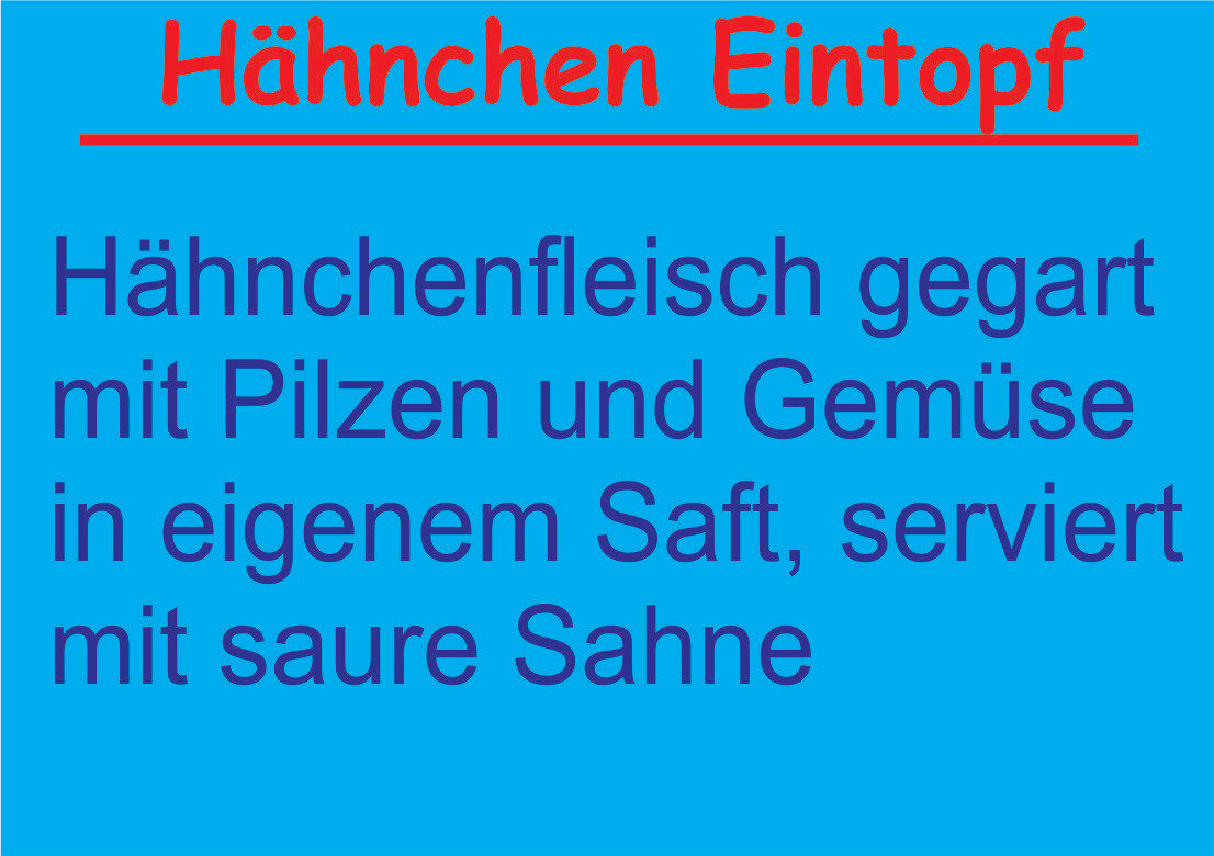 Hähnchen Eintopf
