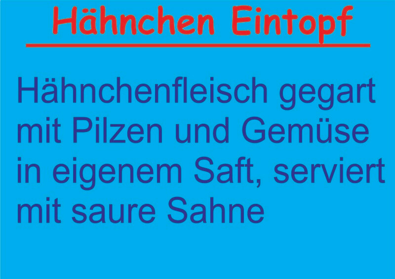Hähnchen Eintopf