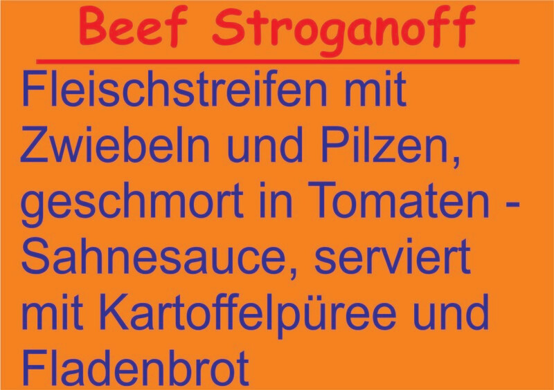 Beef Stroganoff
