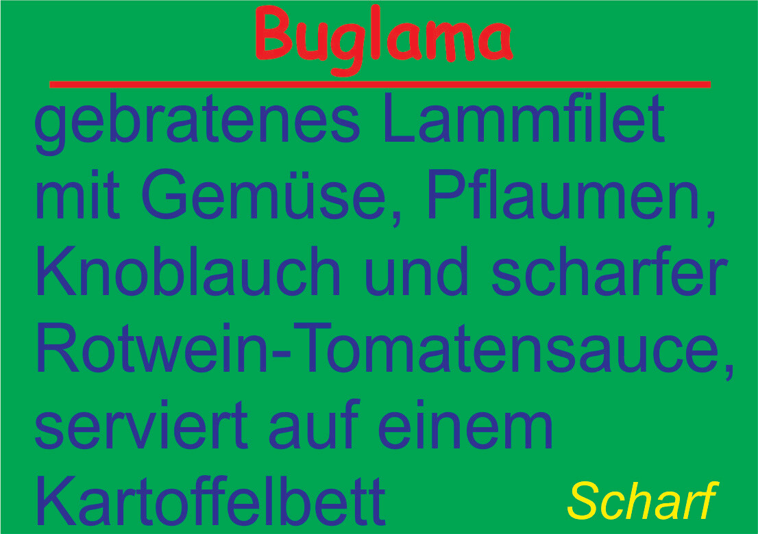 ​Buglama mit Pflaumensauce