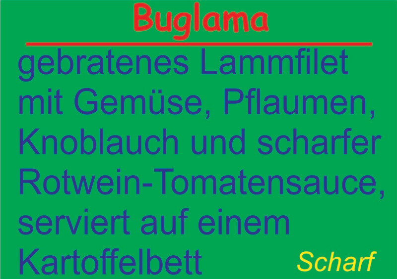 ​Buglama mit Pflaumensauce