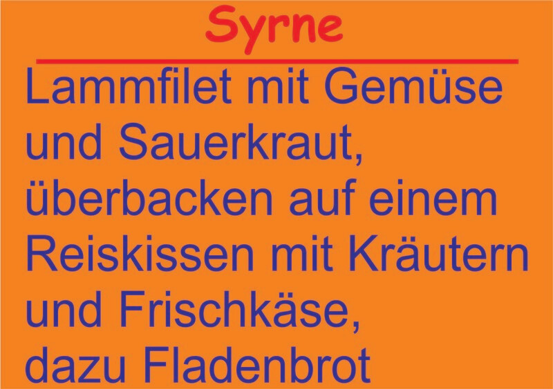 Syrne mit Sauerkraut