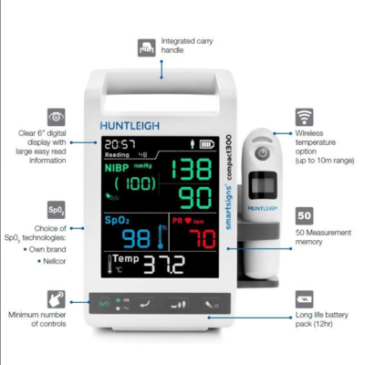 Smartsigns Compact 300 Monitor NiBP, Pulse, Sp02 and Temperature