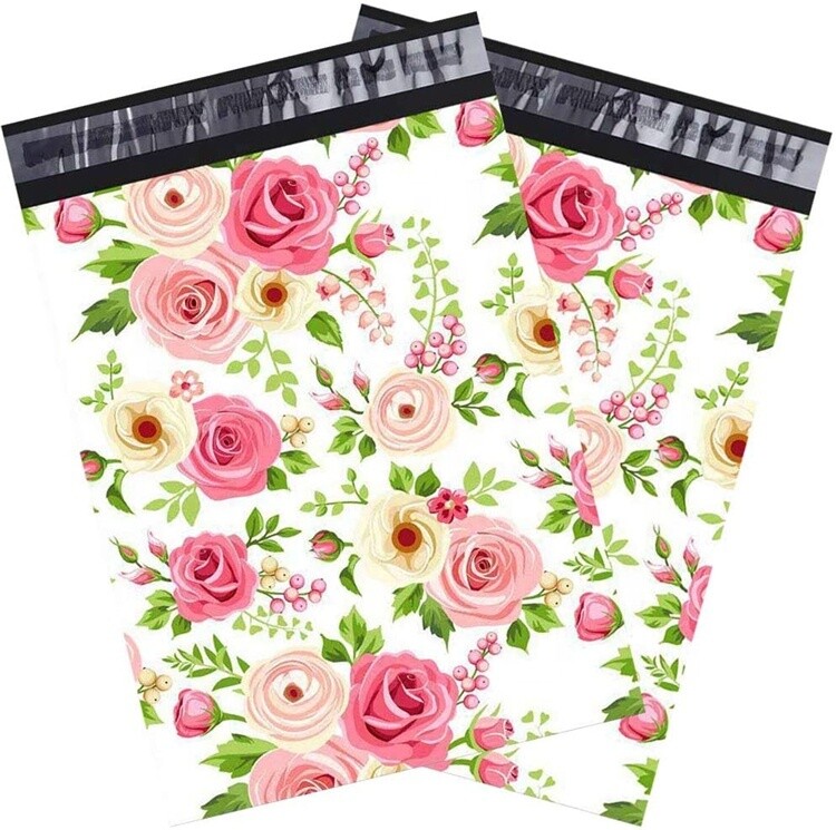 Paquete 10 Piezas Poly Sobres Flores 2