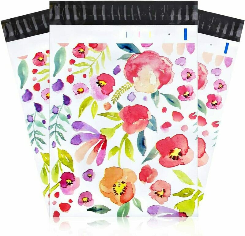 Paquete 30 Piezas Poly Sobres Flores 1