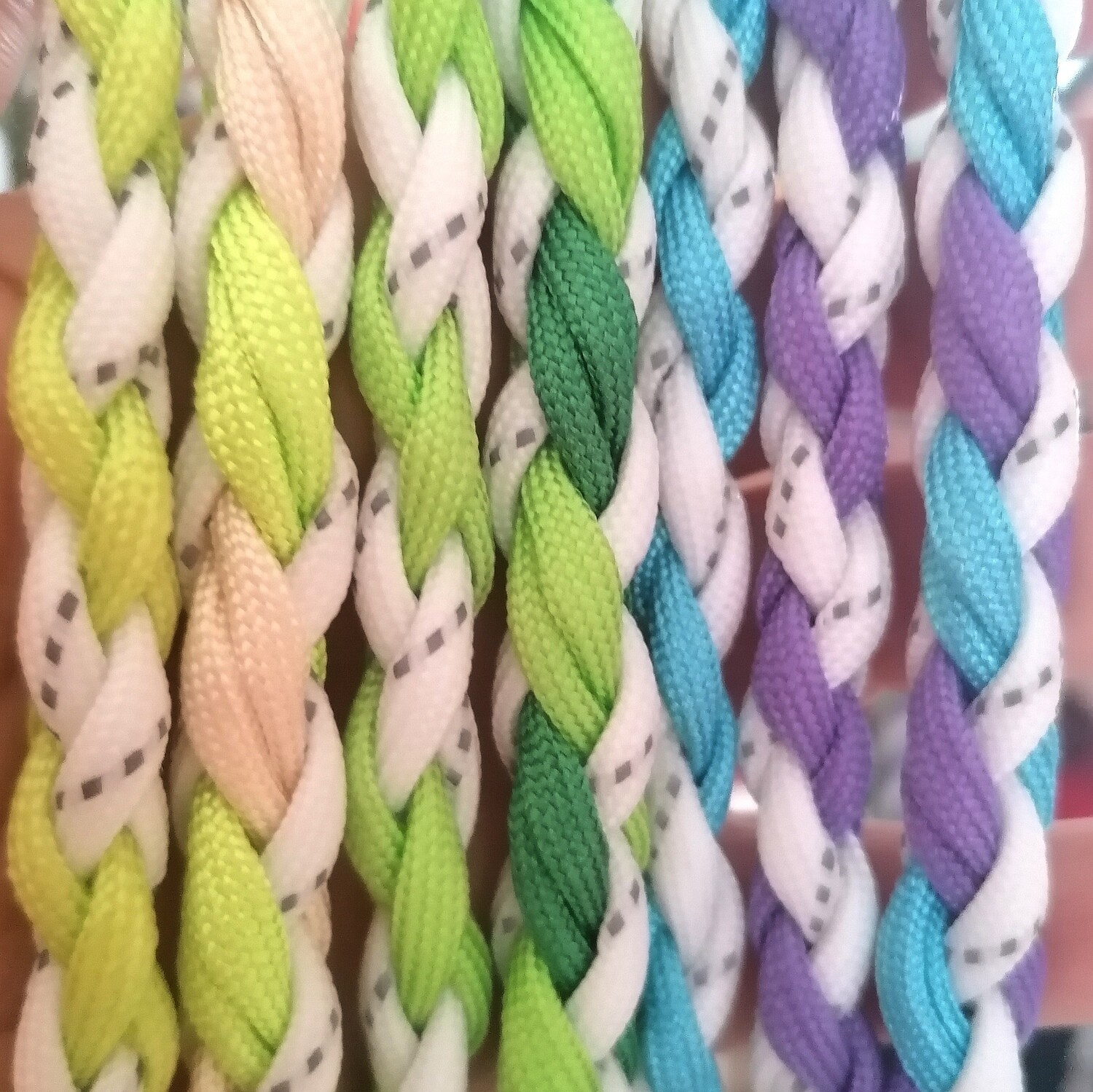 Set 2: Hundeleine &amp; Rückdämpfer (nachtleuchtend &amp; reflektierend)
