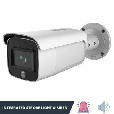 4MP Active Deterrence IP Weatherproof Bullet Camera W/ Human & Vehicle Detection & Integrated Siren & Strobe MVN-DETERRENCE-BT1 4MP Active Deterrence IP Weatherproof Bullet Camera W/ Human & Vehicle Detection & Integrated Siren & Strobe MVN-DETERRENCE-BT1